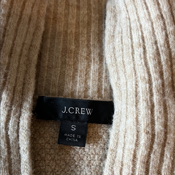 J. Crew Women's Tan Cable Knit Sweater - Picture 2 of 5